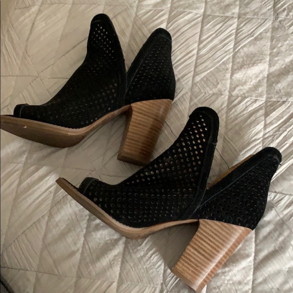 Lucky brand open toe bootie